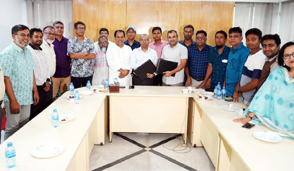 খুলনা প্রেসক্লাবের নতুন ভবন নির্মাণ প্রকল্পের পরামর্শক নিয়োগ চুক্তি